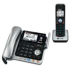 buy used Cordless/Landline Phones at&t TL86109 2-Line Corded and Cordless Telephone